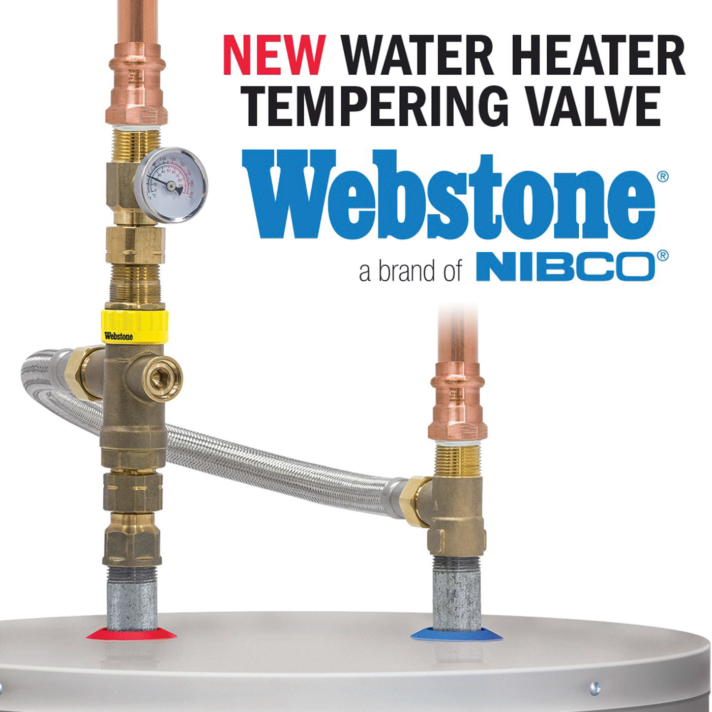 Webstone, a brand of NIBCO, water heater tempering valve