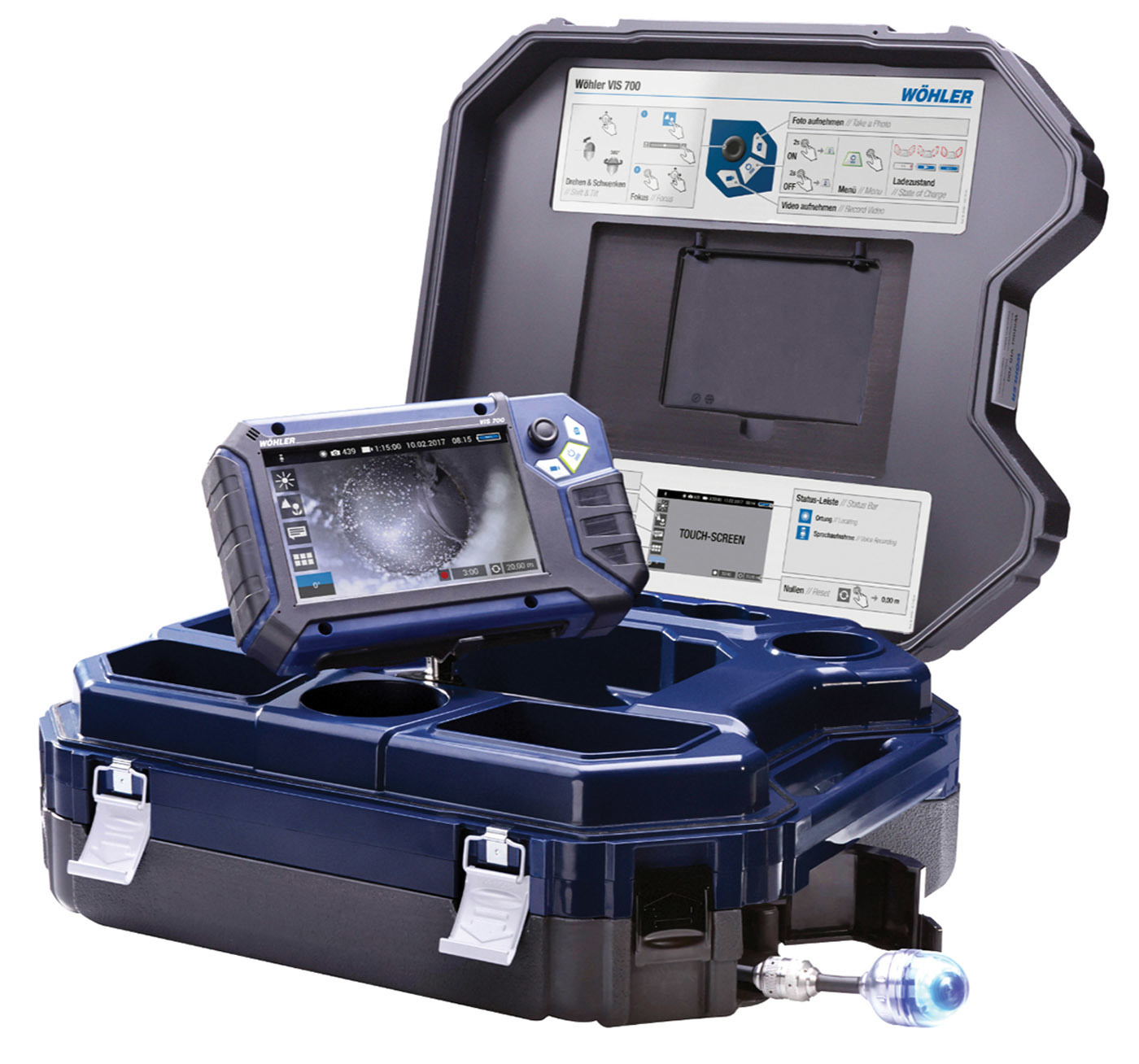 Drainline TV Inspection Cameras - Wohler USA VIS 700