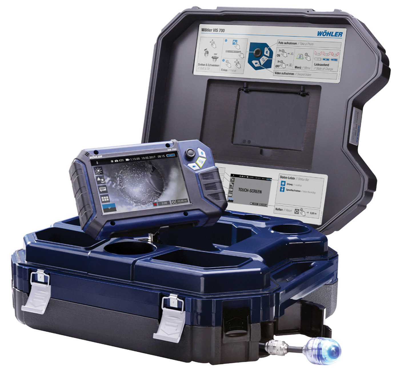 Drainline TV Inspection Cameras - Wohler USA VIS 700