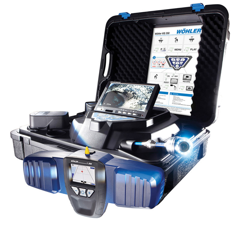 Drainline TV Inspection Cameras - Wohler VIS 350Plus with locator